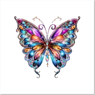 Bejeweled Butterfly #1 Posters and Art